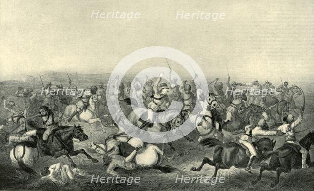 'Charge of Hodson's Horse at Rhotuck', 1857, (1901).  Creator: George Francklin Atkinson.