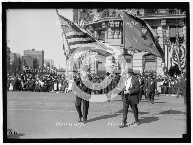 Parade On Pennsylvania Ave - Oregon Unit, between 1910 and 1921. Creator: Harris & Ewing.