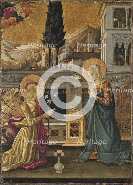 The Annunciation, 1455. Creator: Benedetto Bonfigli.