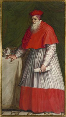 Portrait of Stanislaus Hosius (1504-1579), 1575. Creator: Anonymous.