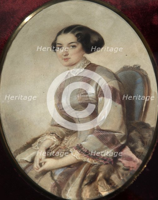 Portrait of the writer Avdotya Panayeva', (1819-1893).  Creator: Anonymous.