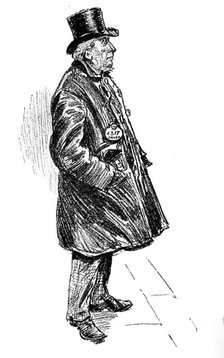 Sketches of London Cabs and Cabmen: one of the old school, 1890. Creator: Unknown.