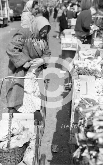 Portobello Market, London, c1955.  Creator: Arthur Charles Kirby Ware.