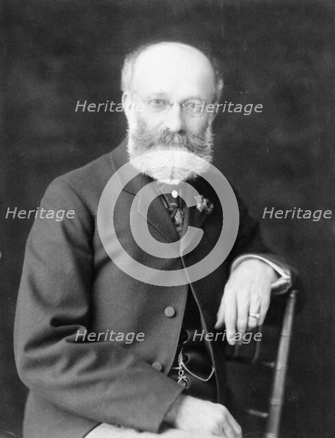 Col. William H. Crook, a White House employee, half-length portrait..., between 1890 and 1910. Creator: Frances Benjamin Johnston.