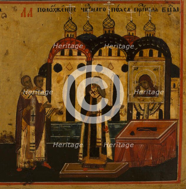 Menology of the month of August, between 1750 and 1800. Creator: Novgorod school.