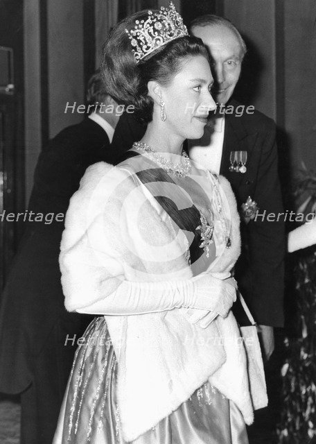 Princess Margaret arriving at the Royal Opera House, London, 1963. Creator: Unknown.