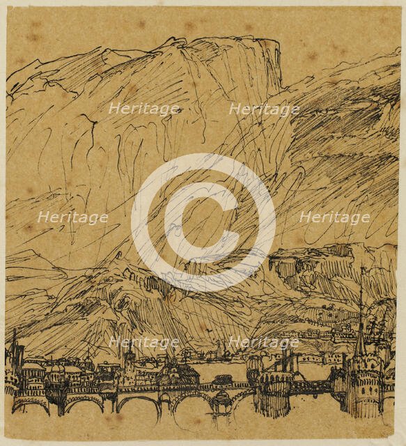 The Great Bridges, n.d. Creator: Rodolphe Bresdin.