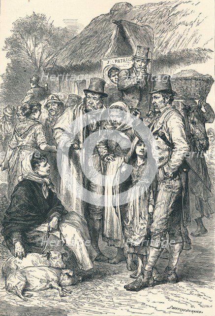 Irish Peasants, 1896. Artist: Unknown