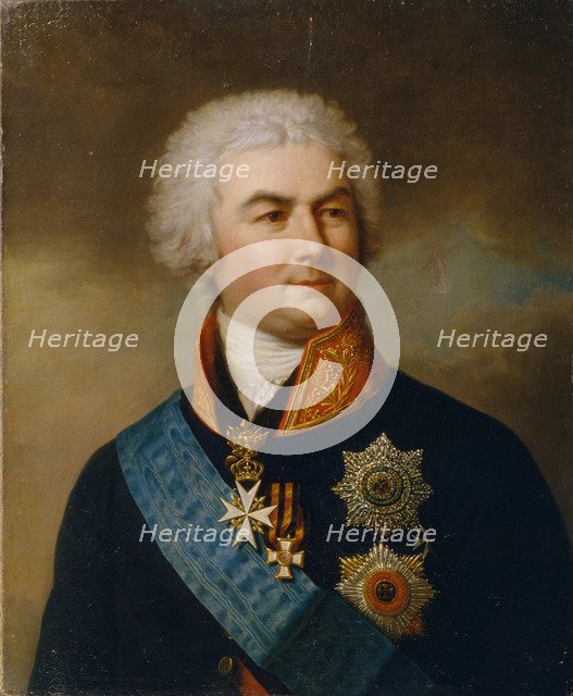 Portrait of Count Pyotr Zavadovsky (1739–1812). Artist: Shchukin, Stepan Semyonovich (1762-1828)