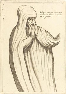 Effigy of St. Jerome, 1619. Creator: Jacques Callot.