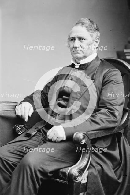 Reverend E. Burr, between 1855 and 1865. Creator: Unknown.