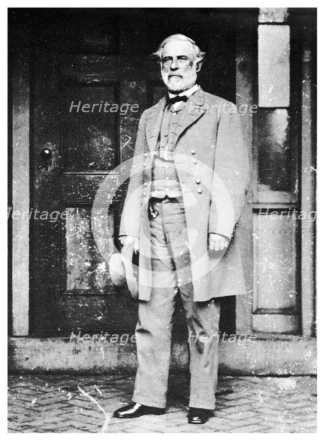 General Robert E Lee, American Confederate soldier, 1865 (1955). Artist: Unknown