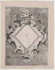 Diamond-shaped Cartouche, 1547-1606. Creator: Unknown.