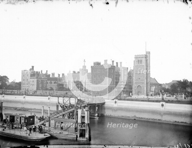 Lambeth Palace, Lambeth, Greater London, 1875. Artist: Henry Taunt