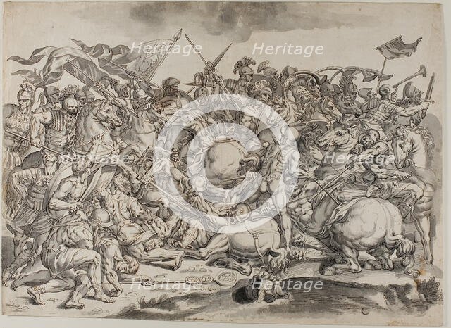 Battle of the Milvian Bridge, 1612. Creator: Johann Heintz.