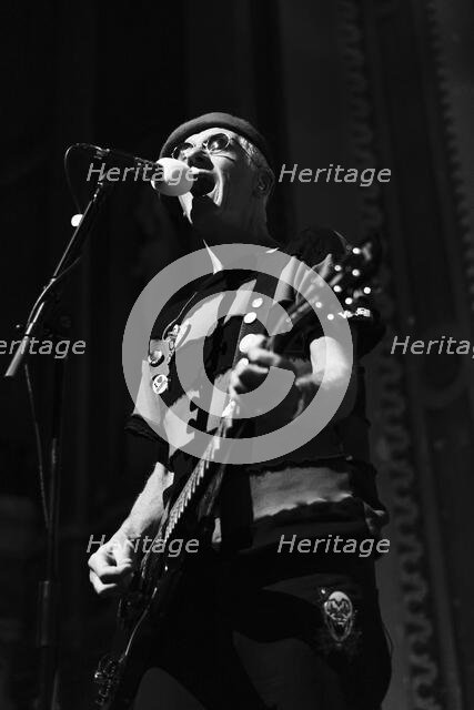 Captain Sensible, The Damned live at Alexandra Palace, London, Apr 2023. Creator: Annapaola Marchesani.