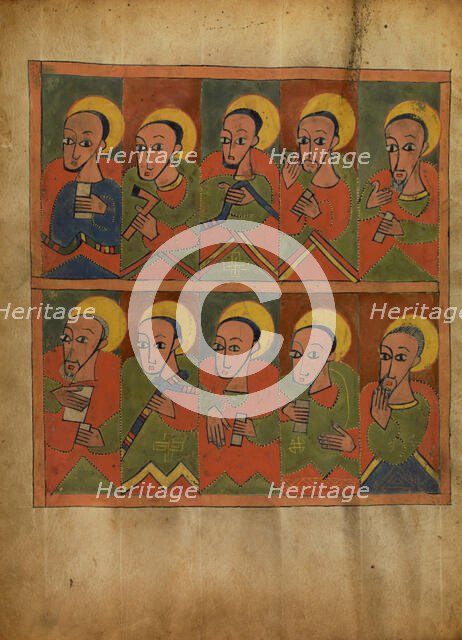 The Seventy-two Disciples; Gospel Book, about 1480-1520. Creator: Unknown.