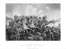 The Charge of the Light Brigade, Battle of Balaclava, Crimean War, October 25, 1854, (1893).Artist: R Dawson