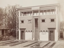 Egyptian House, Habitations of Man, Universal Exposition, Paris, 1889. Creator: Unknown.