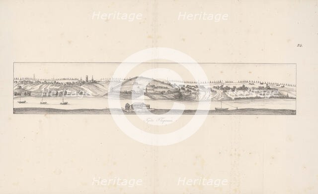 Torzhok. From: Augustin von Meyerberg and his travel  to Russia, 1661-1662. Creator: Meierberg (Meyerberg), Augustin, von (1612-1688).