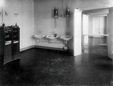 A washroom or operating room in the Physiological Laboratory either at the Institute of..., 1904. Creator: Unknown.