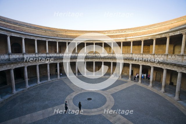 The Palace of Charles V, Alhambra, Granada, Spain, 2007. Artist: Samuel Magal