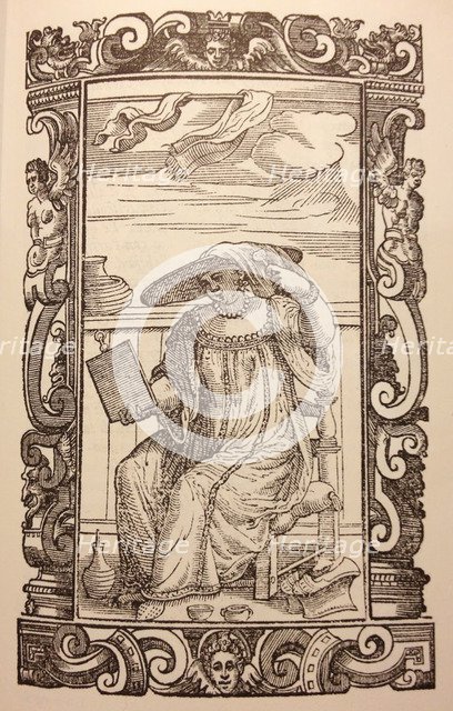 Venetian woman. From: De gli habiti antichi et moderni. Artist: Vecellio, Cesare (1521-1601)