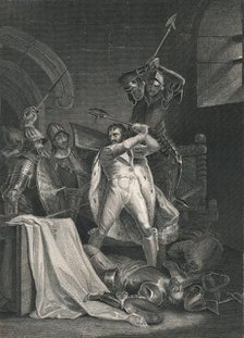 'Death of Richard II.', 1400, (mid 19th century).  Creator: J Rogers.