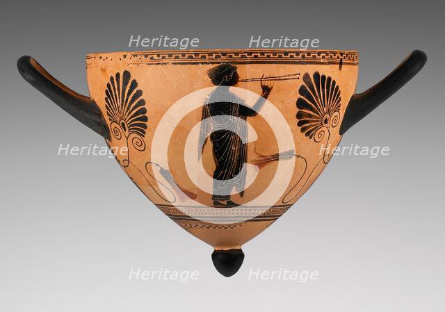 Attic Black-Figure Mastos, 520-500 BC. Creator: Psiax.