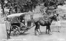Mail tonga, Nainital, India, 1917. Artist: Unknown