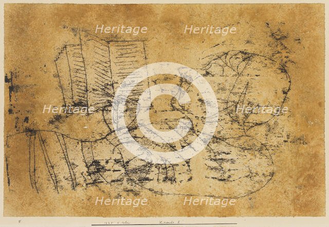 Woman Reading, 1925. Creator: Paul Klee.