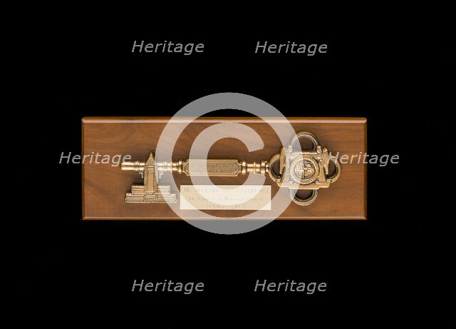 Key to the City of Los Angeles, presented to Sally Ride, 1984. Creator: Unknown.