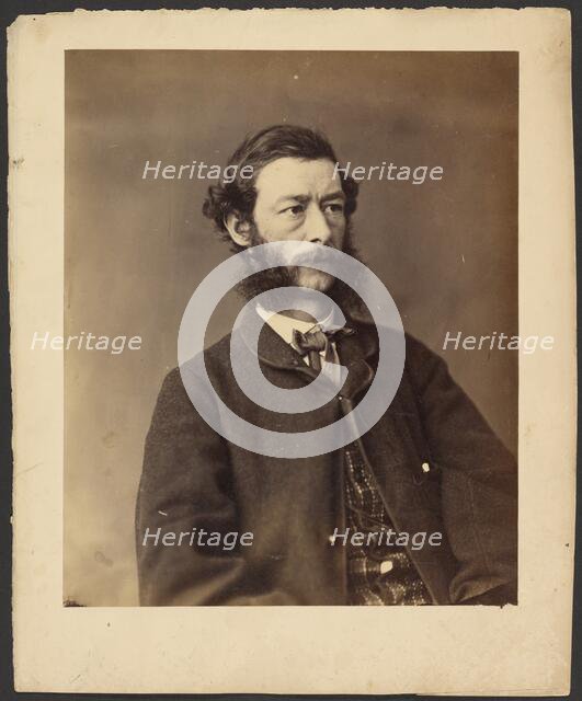 Portrait of an unidentified man, about 1862. Creator: Alexander Gardner.