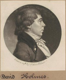 David Holmes, 1799. Creator: Charles Balthazar Julien Févret de Saint-Mémin.