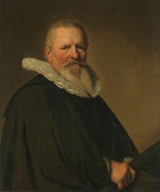 Pieter Jacobsz Schout (1570-1645), Burgomaster of Haarlem, 1641. Creator: Jan Verspronck.