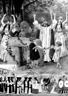 "The Conversion of England," an ecclesiastical play at the Church House, Westminster, 1898. Creator: Unknown.