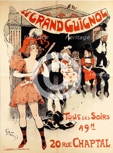 Le Grand Guignol, c. 1898. Creator: Grün, Jules-Alexandre (1868-1938).