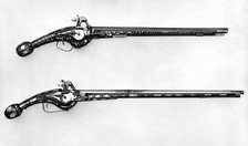 Wheellock Pistol, French, ca. 1600-1610. Creator: Unknown.