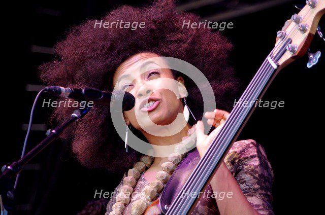 Esperanza Spalding, Love Supreme Jazz Festival, Glynde, East Sussex, 2013.  Artist: Brian O'Connor
