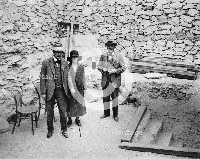 Lord Carnavon's first visit to the Valley of the Kings, Egypt, 1922. Artist: Harry Burton