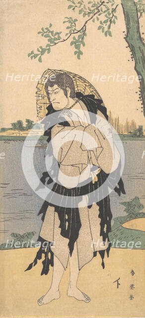 The Second Ichikawa Komazo in the Role of Yanekozo, 2nd month, 1794. Creator: Katsukawa Shun'ei.