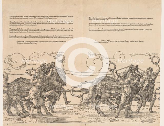 The Great Triumphal Car of Emperor Maximilian, 1523. Creator: Albrecht Dürer (German, 1471-1528).