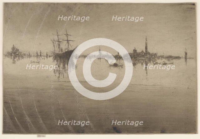 Nocturne, 1879-1880. Creator: James Abbott McNeill Whistler.