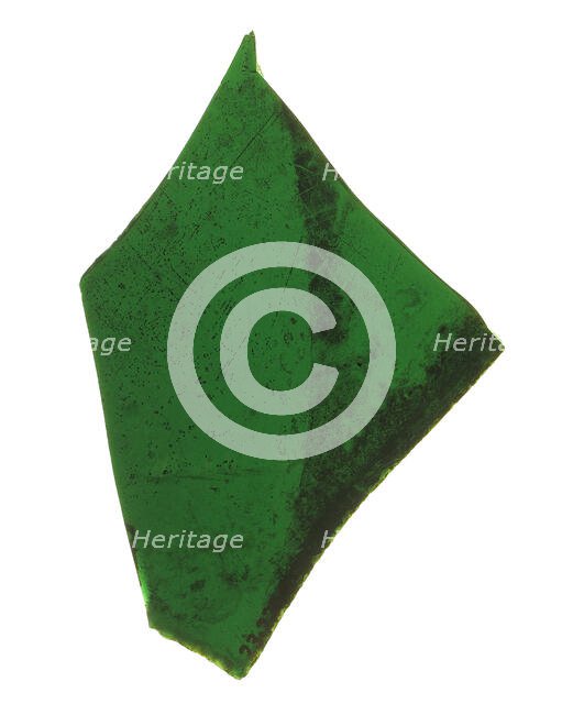 Glass Fragment, British, 16th century. Creator: Unknown.