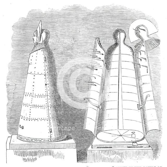 Ancient instrument of torture called "The Virgin", found in the Castle of Feistritz, Germany, 1860. Creator: Unknown.