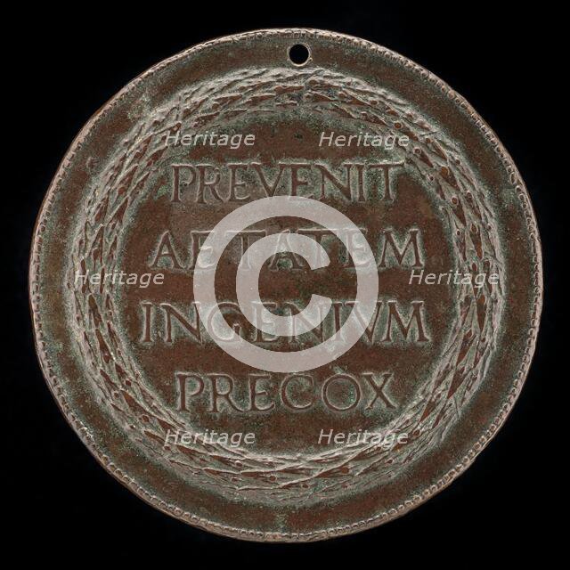 Inscription in a Wreath [reverse]. Creator: Lysippus Junior.