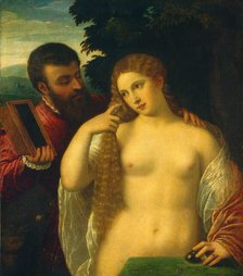 Allegory of Love, c. 1520/1540. Creator: Workshop of Titian.