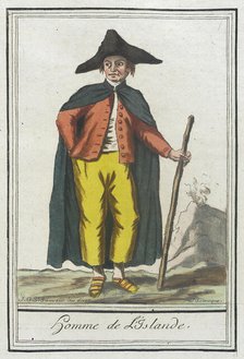 Costumes de Différents Pays, 'Homme de l'Islande', c1797. Creators: Jacques Grasset de Saint-Sauveur, LF Labrousse.