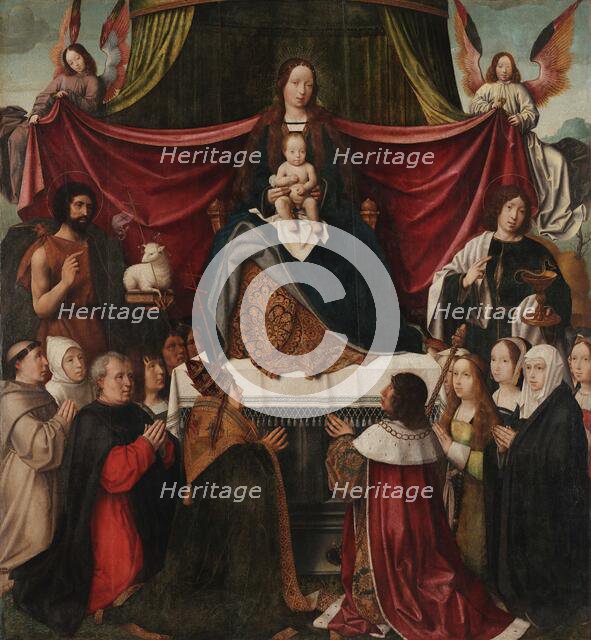 Triptych of Our Lady of Mercy, central panel, First quarter of 16th century. Creator: Provost (Provoost), Jan (1465-1529).