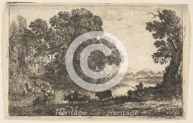 The Cowherd, 1636. Creator: Claude Lorrain.